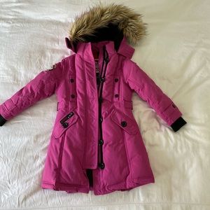 Canada weather gear girls puffer coat